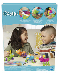 Hasbro Gaming Cootie Mixing and Matching Bug-Building Game for Preschoolers and Kids Ages 3 and Up, for 2-4 Players
