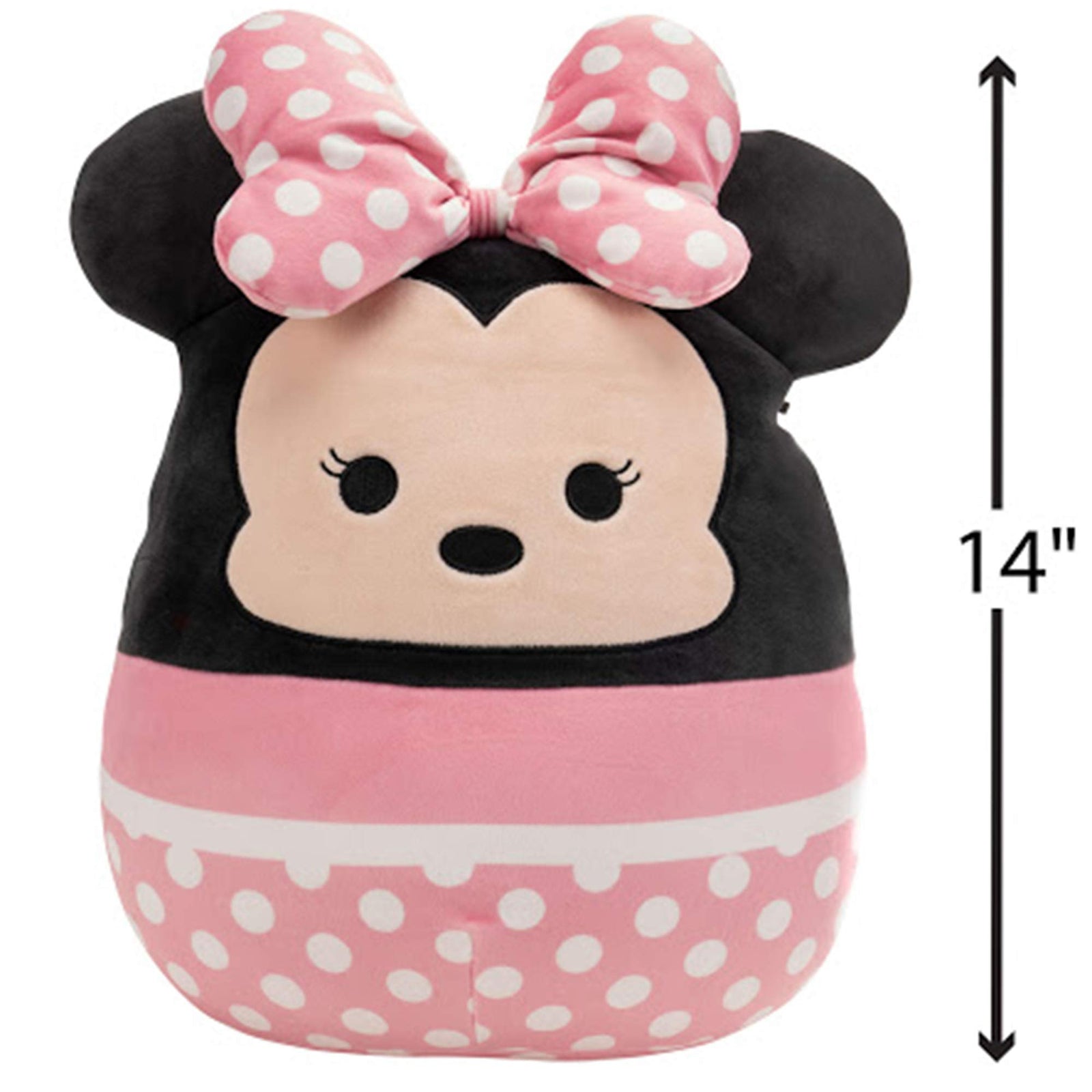 Squishmallow Official Kellytoy Plush 14" Minnie Mouse - Disney Ultrasoft Stuffed Animal Plush Toy