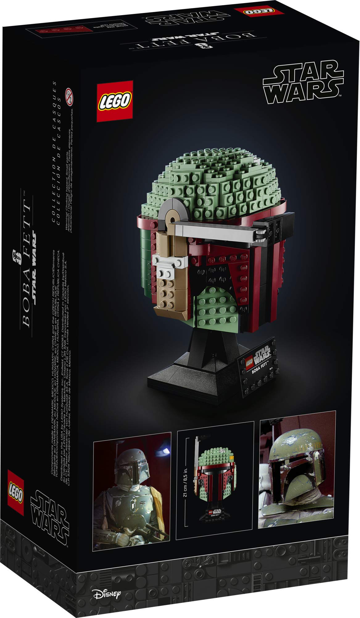 LEGO Star Wars Boba Fett Helmet 75277 Building Kit, Cool, Collectible Star Wars Character Building Set (625 Pieces)