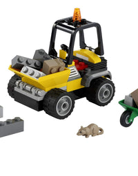 LEGO City Roadwork Truck 60284 Toy Building Kit; Cool Roadworks Construction Set for Kids, New 2021 (58 Pieces)
