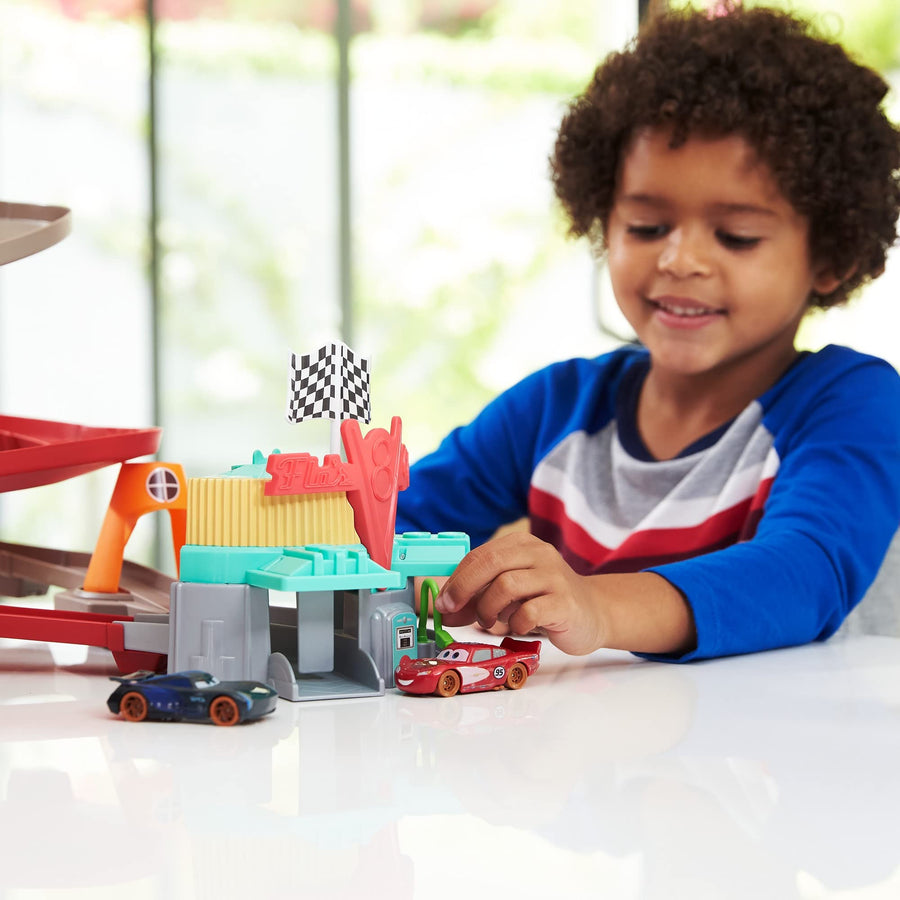 Radiator Springs Mountain Race Playset, Complete Racing Play with Two Vehicles, Gift for Cars Fans Ages 4 Years and Older
