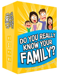 Do You Really Know Your Family? A Fun Family Game Filled with Conversation Starters and Challenges - Great for Kids, Teens and Adults
