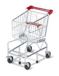 Melissa & Doug Toy Shopping Cart With Sturdy Metal Frame

