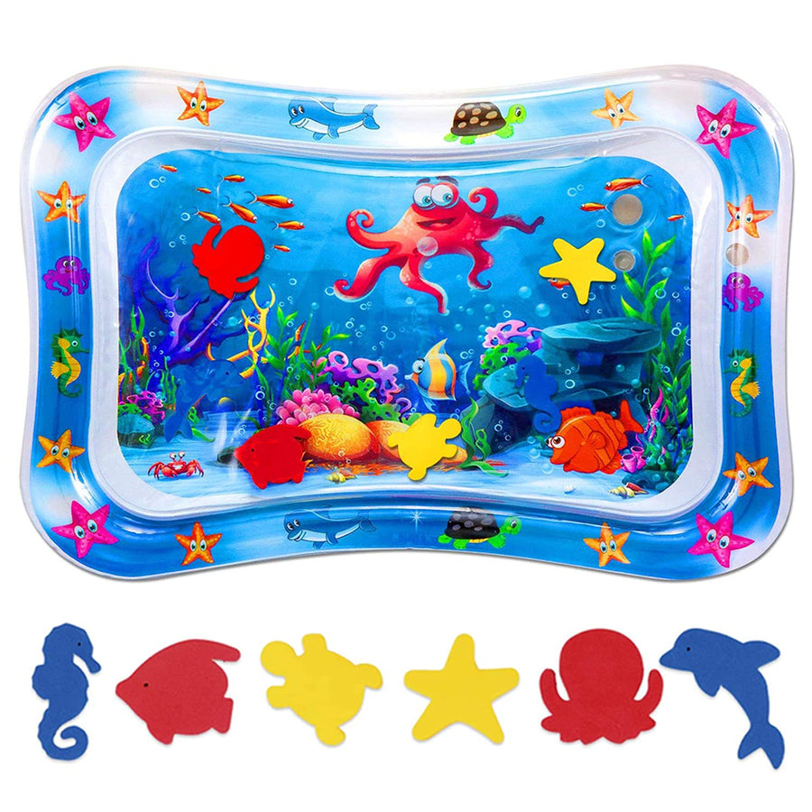 Niskite Tummy Time Water Play Mat: Baby Toys 3 6 9 12 Months| Infant Sensory Toys Inflatable Tummy Time Mat for Babies Crawling Development| Newborn Montessori Toys for Baby Boy Girl Gifts