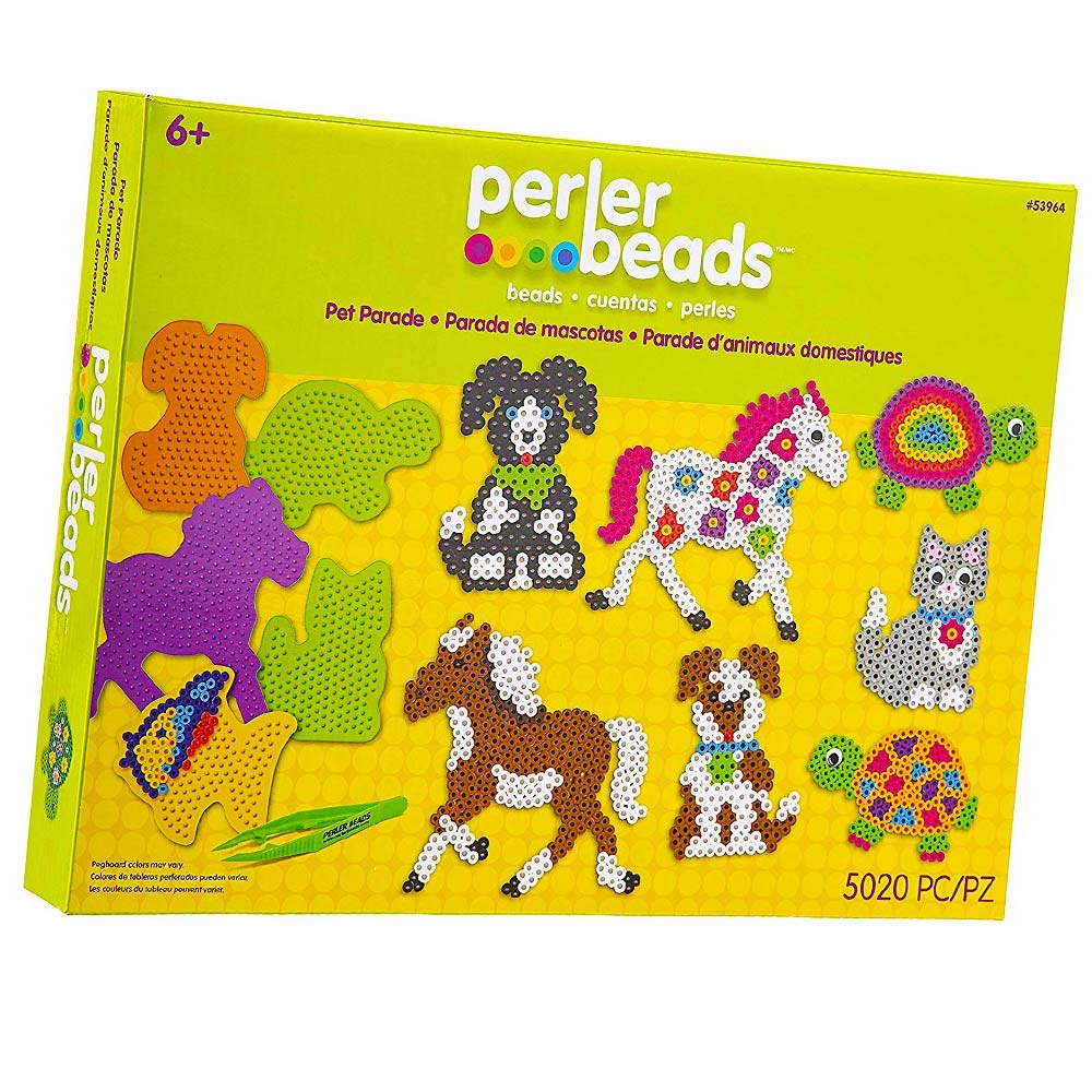 Perler Pet Parade Deluxe Fuse Bead Craft Activity Kit, 5020 pcs