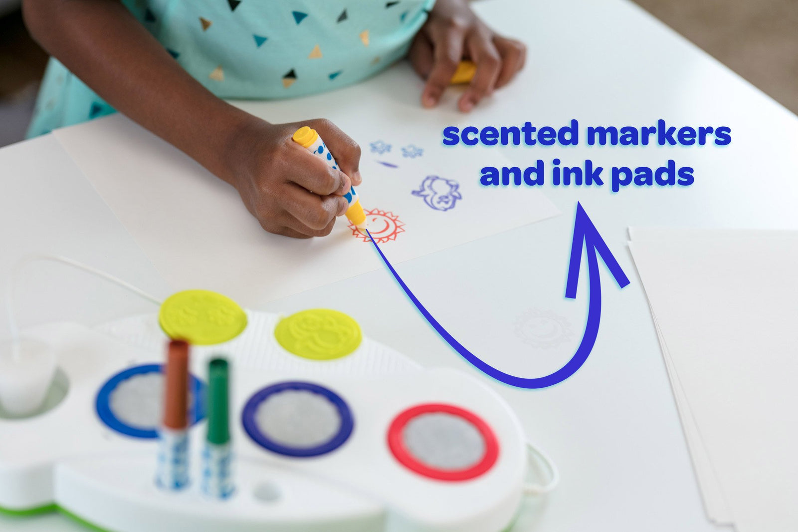 Crayola Color Wonder Light Up Stamper with Scented Inks, Gift for Kids, Ages 3, 4, 5, 6