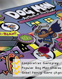 Dog Man Board Game Attack of The Fleas (Fuzzy Little Evil Animal Squad) by University Games Based On The Popular Dog Man Book Series by DAV Pilkey, Multi
