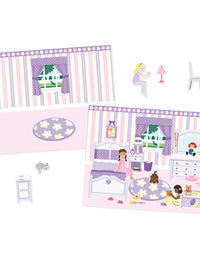 Melissa & Doug Reusable Sticker Pads Set: Fairies, Princess Castle, Play House, Dress-Up - 680+ Stickers
