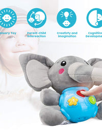 STEAM Life Plush Elephant Baby Toys - Newborn Baby Musical Toys for Baby 0 to 36 Months - Light Up Baby Toys for Infants Babies Boys Girls Toddlers Baby Gifts 0 3 6 9 12 Month
