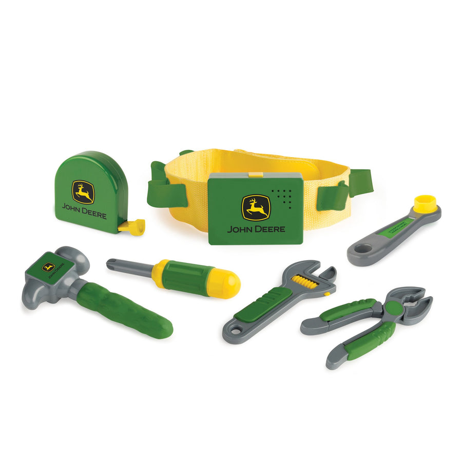 TOMY John Deere Deluxe Talking Toolbelt Preschool Toy