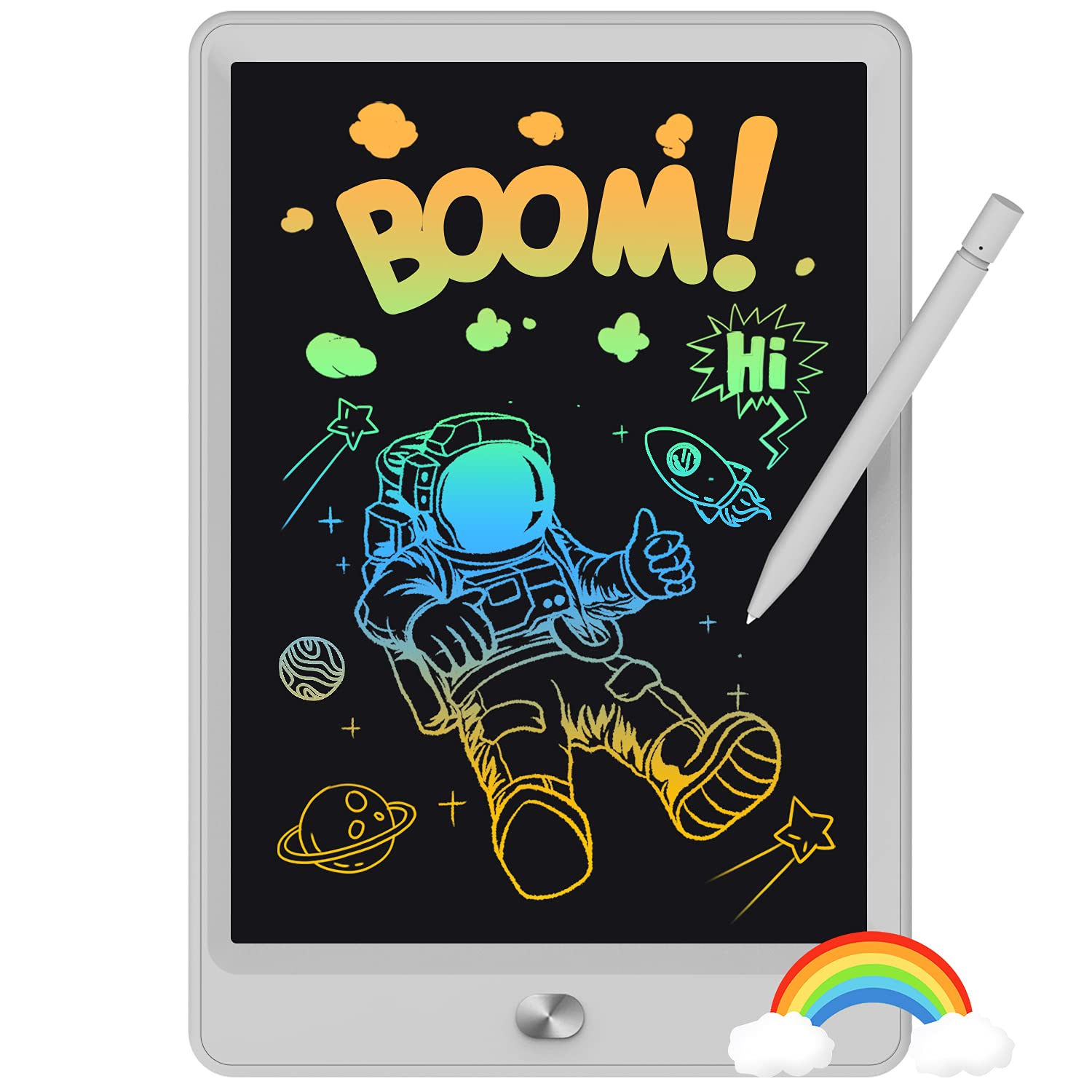 KOKODI LCD Writing Tablet 8.5-Inch Colorful Doodle Board, Electronic Drawing Tablet Drawing Pad for Kids, Educational and Learning Kids Toys Gifts for 3 4 5 6 7 Year Old Boys and Girls(Blue)
