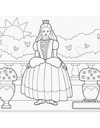 Melissa & Doug Jumbo 50-Page Kids' Coloring Pad - Horses, Hearts, Flowers, and More
