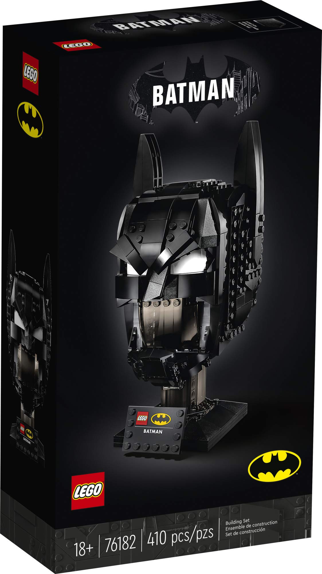 LEGO DC Batman: Batman Cowl 76182 Collectible Cowl Building Kit Batman Model (410 Pieces)