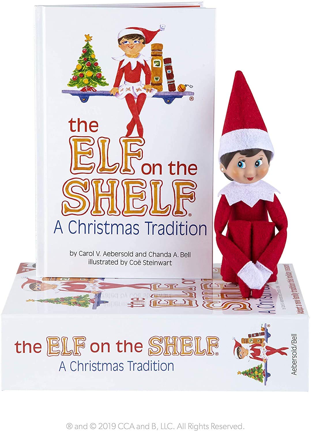 The Elf on the Shelf Girl Light, Red and White
