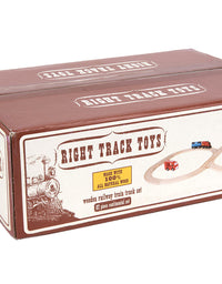 Wooden Train Track 52 Piece Set - 18 Feet Of Track Expansion And 5 Distinct Pieces - 100% Compatible with All Major Brands Including Thomas Wooden Railway System - by Right Track Toys
