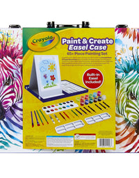 Crayola Table Top Easel & Paint Set, Kids Painting Set, 65+ Pieces, Gift for Kids
