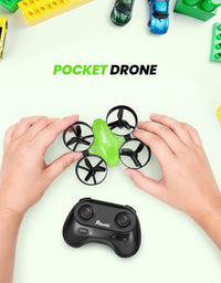Potensic Upgraded A20 Mini Drone Easy to Fly Drone for Kids and Beginners, Indoor Outdoor RC Helicopter Quadcopter with Auto Hovering, Headless Mode, Remote Control and 3 Batteries for Boys Girls
