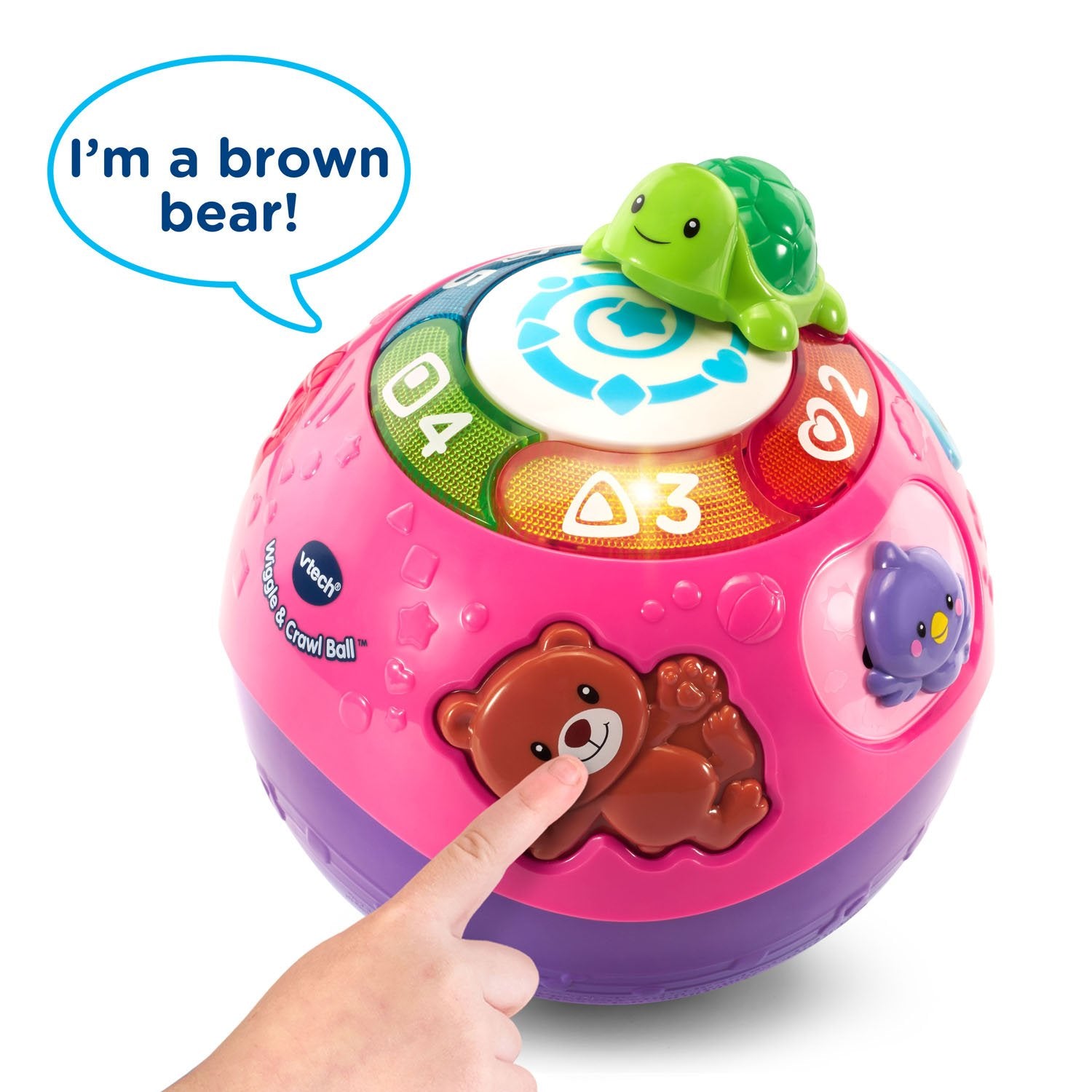 VTech Wiggle and Crawl Ball,Multicolor