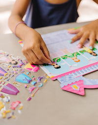 Melissa & Doug Puffy Sticker Activity Books Set: Dress-Up, Princess, Mermaid - 208 Reusable Stickers
