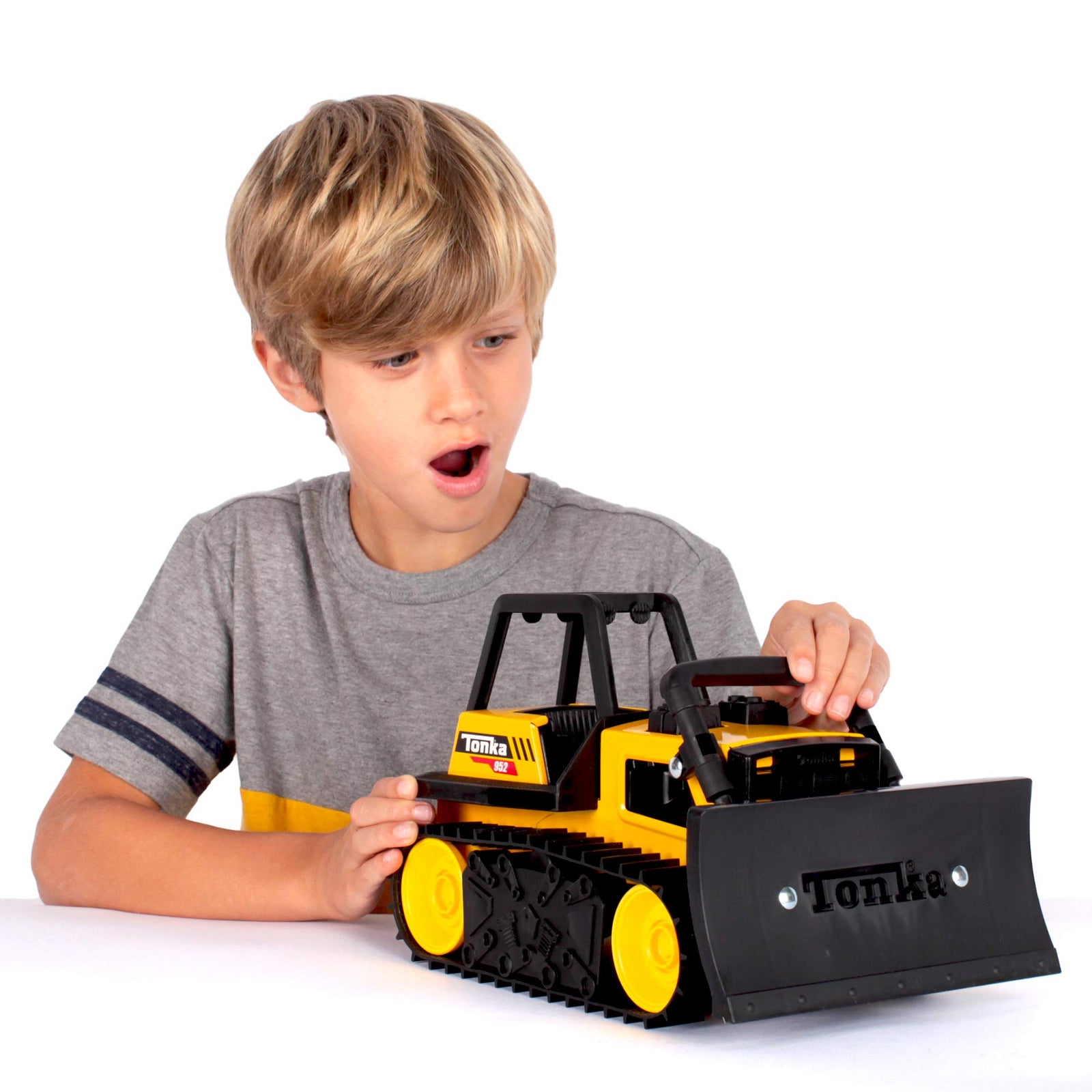 Tonka - Steel Classics Bulldozer, Frustration-Free Packaging (FFP)