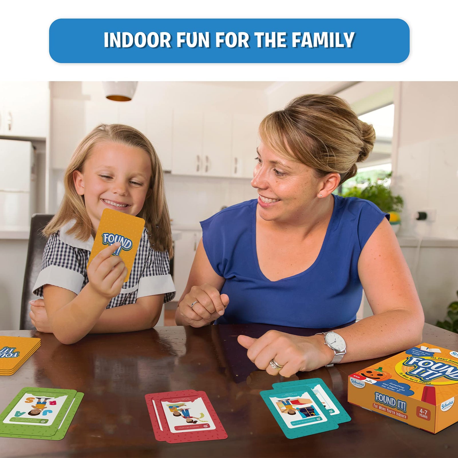 Skillmatics Card Game : Found It Indoor Edition | Super Fun Family Game | Smart Scavenger Hunt | Gifts for Ages 4-7