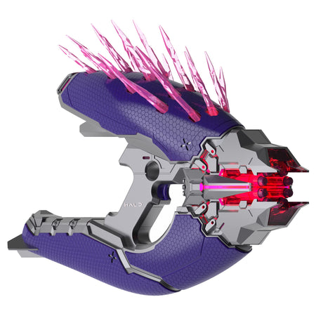 NERF LMTD Halo Needler Dart-Firing Blaster, Light-Up Needles, 10-Dart Rotating Drum, 10 Elite Darts, Game Card with in-Game Content