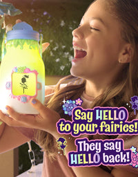 WowWee Got2Glow Fairy Finder - Electronic Fairy Jar Catches Virtual Fairies - Got to Glow (Pink)
