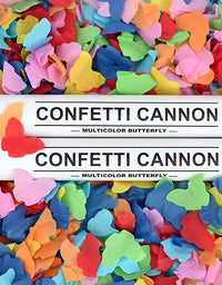 Legend & Co. Large Confetti Cannons Multicolor, (5 Pack) Biodegradable and Air Powered | Launches 20-25ft | Celebrations, New Year's Eve, Birthdays and Weddings
