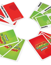 Mattel Apples to Apples Junior, The Game of Crazy Comparisons, Board Game with 504 Cards, Family Party Game Especially for Kids, Gift for Kid, Teen & Family Game Night Ages 9 Years & Older
