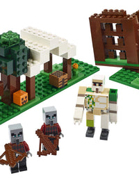 LEGO Minecraft The Pillager Outpost 21159 Awesome Action Figure Brick Building Playset for Kids Minecraft Gift (303 Pieces)
