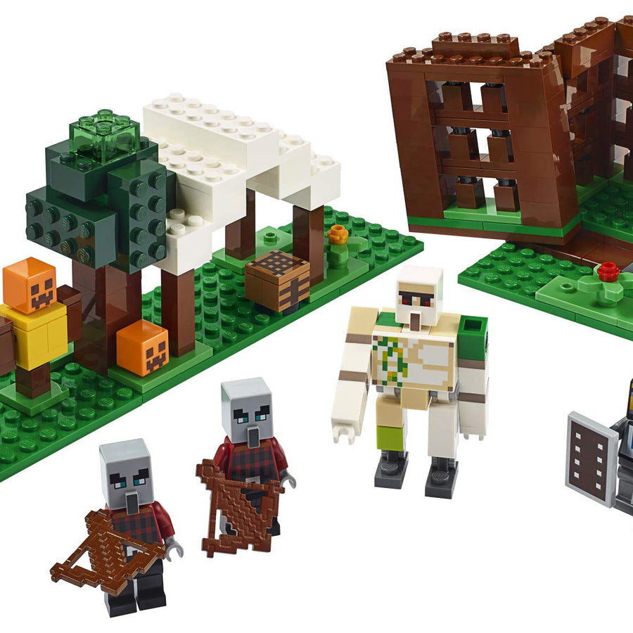 LEGO Minecraft The Pillager Outpost 21159 Awesome Action Figure Brick Building Playset for Kids Minecraft Gift (303 Pieces)