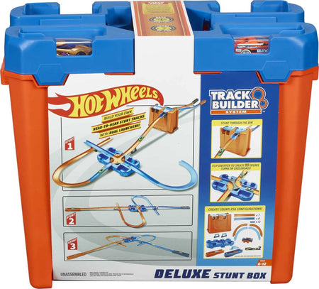 Hot Wheels Track Builder Stunt Box Gift Set Ages 6 to 12