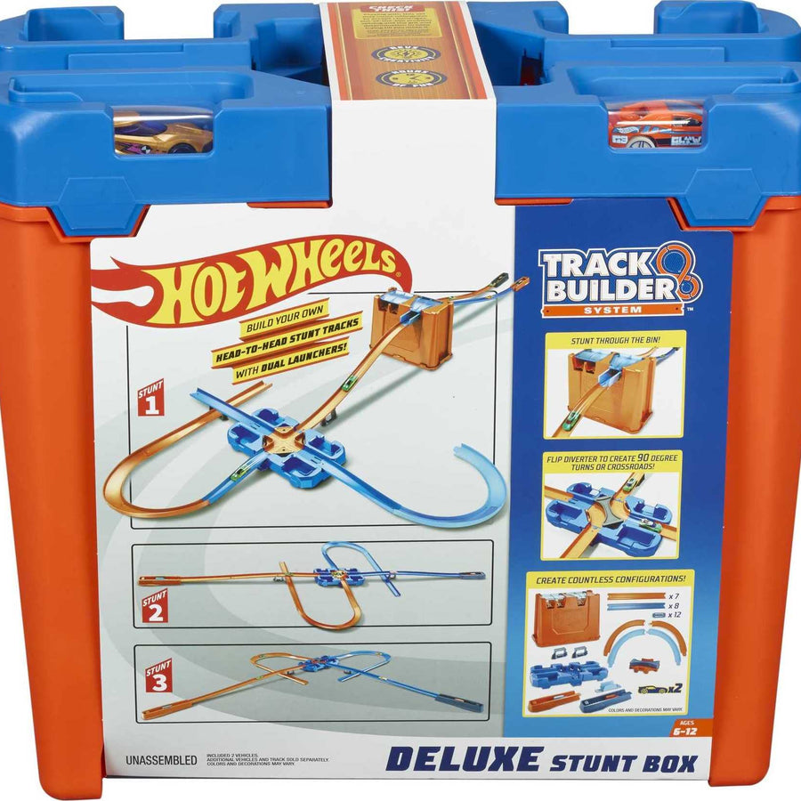 Hot Wheels Track Builder Stunt Box Gift Set Ages 6 to 12