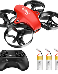 Potensic Upgraded A20 Mini Drone Easy to Fly Drone for Kids and Beginners, Indoor Outdoor RC Helicopter Quadcopter with Auto Hovering, Headless Mode, Remote Control and 3 Batteries for Boys Girls
