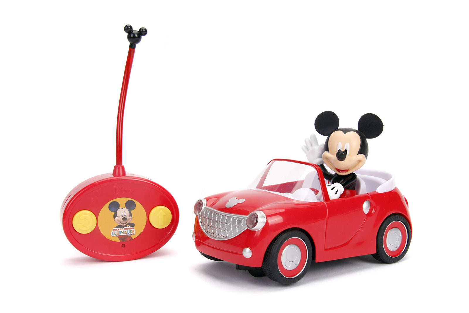 Jada Toys Disney Junior Mickey Mouse Clubhouse Roadster RC Car Red, 7"