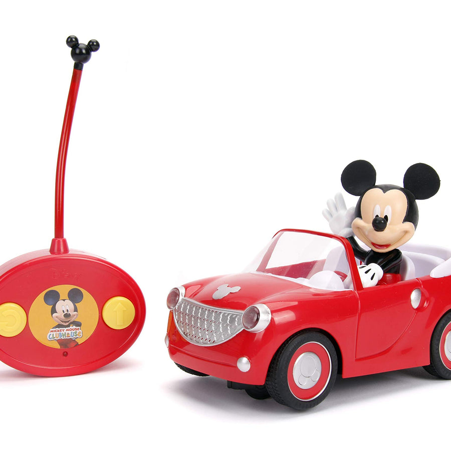 Jada Toys Disney Junior Mickey Mouse Clubhouse Roadster RC Car Red, 7"