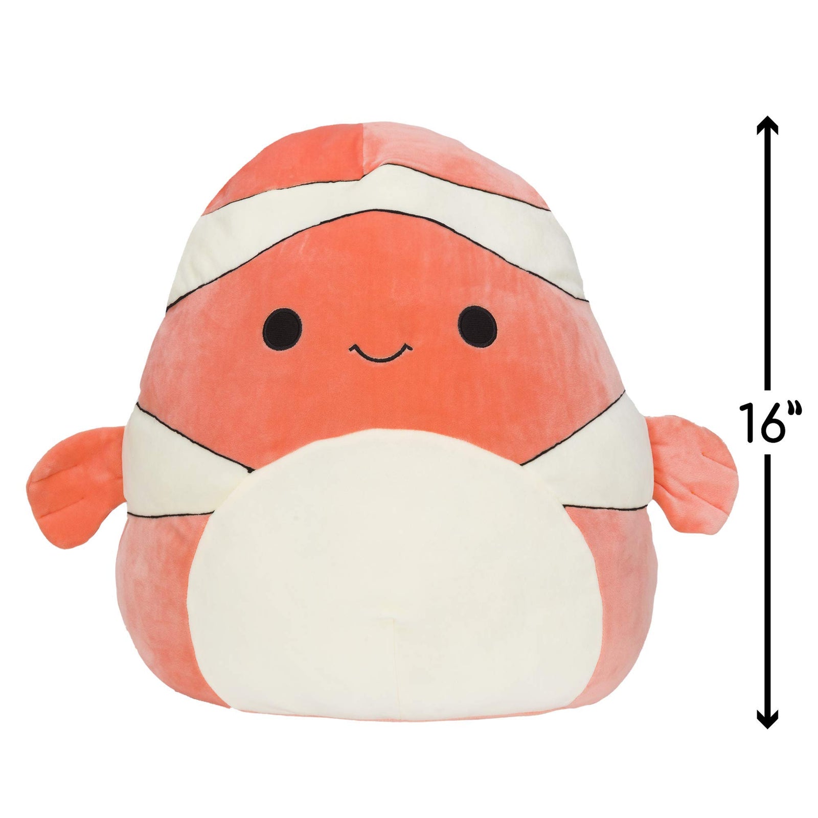 Squishmallow Official Kellytoy Plush 16" Ricky The Clownfish- Ultrasoft Stuffed Animal Plush Toy