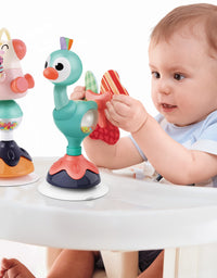 iPlay, iLearn Baby Rattles Set, Infant High Chair Toys W/ Suction Cup, Grab N Spin, Interactive Development Baby Tray Toy, Newborn Gifts for 6, 9, 12, 18, 24 Months, 1 2 Year Olds, Boys Girls Kids
