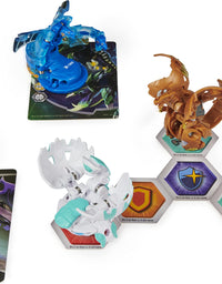 Bakugan Geogan Brawler 5-Pack, Exclusive Mutasect and Viperagon Geogan and 3 Collectible Action Figures, Kids Toys for Boys
