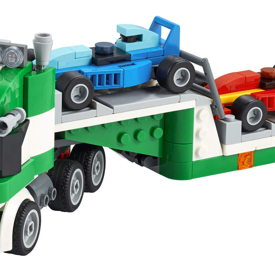 LEGO Creator 3in1 Race Car Transporter 31113 Building Kit; Makes a Great Gift for Kids Who Love Fun Toys and Creative Building, New 2021 (328 Pieces)