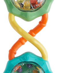 Bright Starts Rattle & Shake Barbell Toy, Ages 3 Months and Up Green
