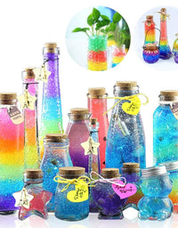 UMIKU Water Beads 50000 Soft Beads Rainbow Mix Water Growing Balls for Kids Tactile Sensory Toys Home Décor
