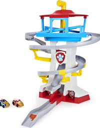 Paw Patrol, True Metal Adventure Bay Rescue Way Toy Playset with 2 Exclusive Die-Cast Vehicles, 1:55 Scale
