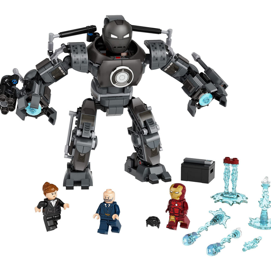 LEGO Marvel Iron Man: Iron Monger Mayhem 76190 Collectible Building Kit with Iron Man, Obadiah Stane and Pepper Potts; New 2021 (479 Pieces)