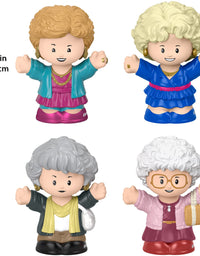 Fisher-Price Little People Collector The Golden Girls, Special Edition Figure Set Featuring 4 Lead Characters from The Classic TV Show
