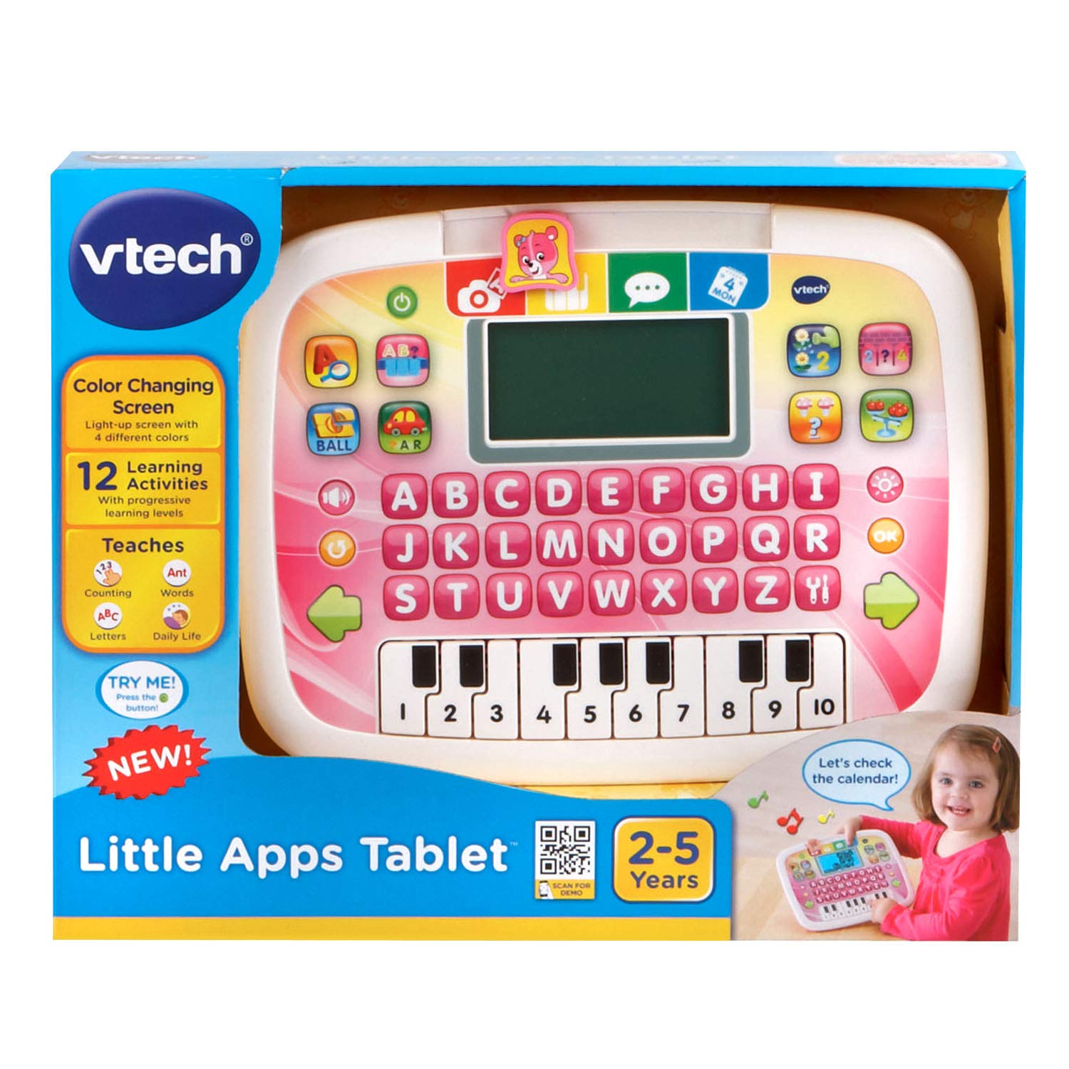 VTech Little Apps Tablet (Frustration Free Packaging), Pink