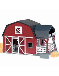 Terra by Battat – Wooden Animal Barn – Toy Barn Farm Toys Playset for Kids 3+ (20 pc)
