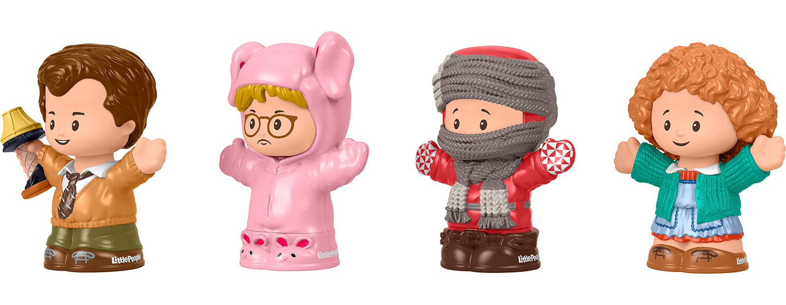 Fisher-Price Little People Collector A Christmas Story, Special Edition Figure Set with 4 Characters from The Classic Holiday Movie