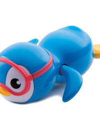 Munchkin Wind Up Swimming Penguin Bath Toy, Blue
