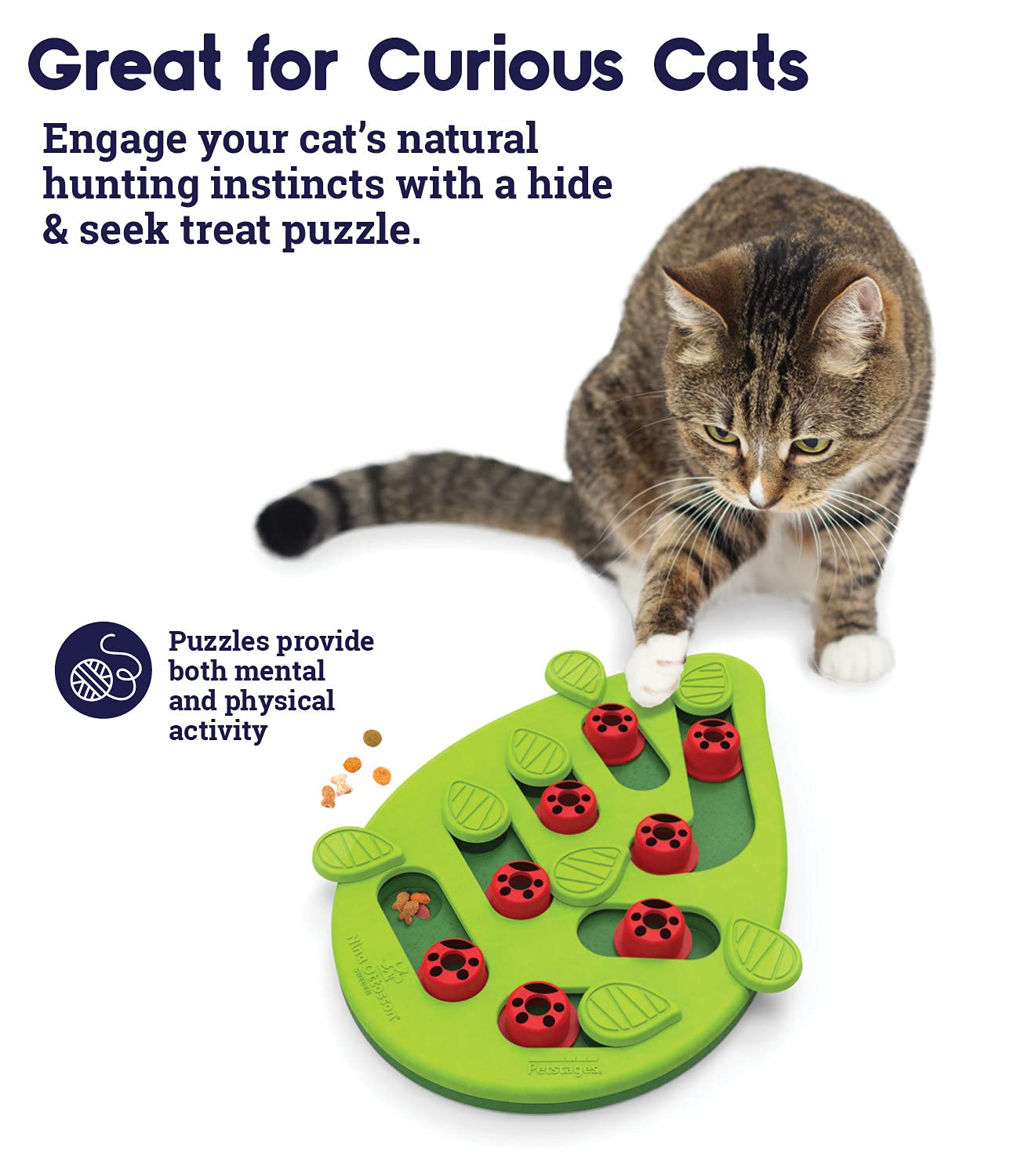 Petstages Interactive Cat Puzzles, Slow Feeders, and Treat Dispensing Toys